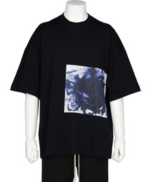 ALMOSTBLACK | ALMOSTBLACK PRINTED T-SHIRT “群青”(Tシャツ/カットソー)