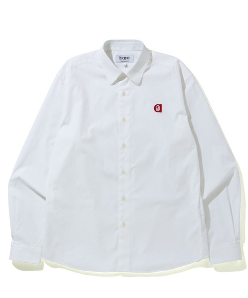 A BATHING APE(アベイシングエイプ)の「A PATCH SHIRT M(シャツ/ブラウス・メンズ・ホワイト/ブルー・SMALL/MEDIUM/LARGE/X-LARGE/XX-LARGE/X-SMALL)」の2枚目の写真