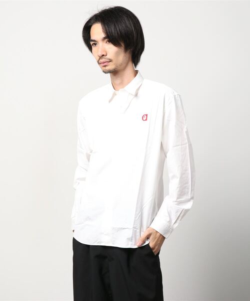 A BATHING APE(アベイシングエイプ)の「A PATCH SHIRT M(シャツ/ブラウス・メンズ・ホワイト/ブルー・SMALL/MEDIUM/LARGE/X-LARGE/XX-LARGE/X-SMALL)」の4枚目の写真
