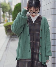 ITEMS URBANRESEARCH | 片畦ボリュームニットカーディガン(カーディガン/ボレロ)
