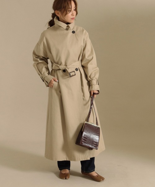 AULI(アウリィ)の「クロコ柄スクエアロックショルダーバッグ(ショルダーバッグ・レディース・ブラック/ブラウン/グレイッシュベージュ・FREE)」の14枚目の写真