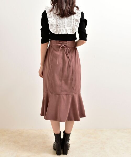 MAJESTIC LEGON（マジェスティックレゴン）の「ガーリースタイトップス（ニット/セーター・レディース・ブラック/アイボリー・MEDIUM）」の18枚目の写真