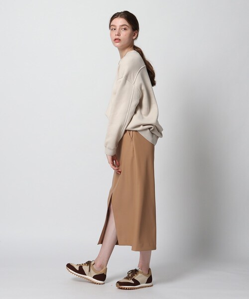 DRESSTERIOR（ドレステリア）の「◆【スタイリスト亀恭子さんコラボアイテム】フェイクレザースカート（スカート・レディース・ベージュ/ブラック・36/34/40/38）」の17枚目の写真
