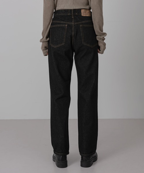 FOLLOWIN（フォロウィン）の「ノーマルブラックデニムパンツ（デニムパンツ・レディース・ブラック・SMALL/MEDIUM/LARGE）」の18枚目の写真