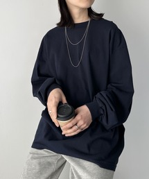 LOS ANGELES APPAREL（ロサンゼルスアパレル）の「LOS ANGELES APPAREL (ロサンゼルスアパレル) / 6.5oz 無地 ロンT コットン100% 製品染め ベーシック 無地カットソー ビッグサイズ ロングスリーブ /Long Sleeve Garment Dye Crew Neck T-Shirt（Tシャツ/カットソー）」