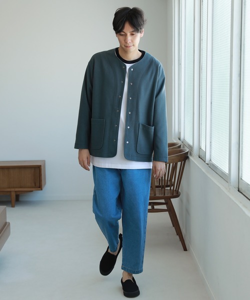 LAKOLE(ラコレ)の「ウーリーテックカーデジャケット / 953108(カーディガン/ボレロ・メンズ・チャコールグレー/グリーン/モカ・MEDIUM/X-LARGE/LARGE)」の19枚目の写真