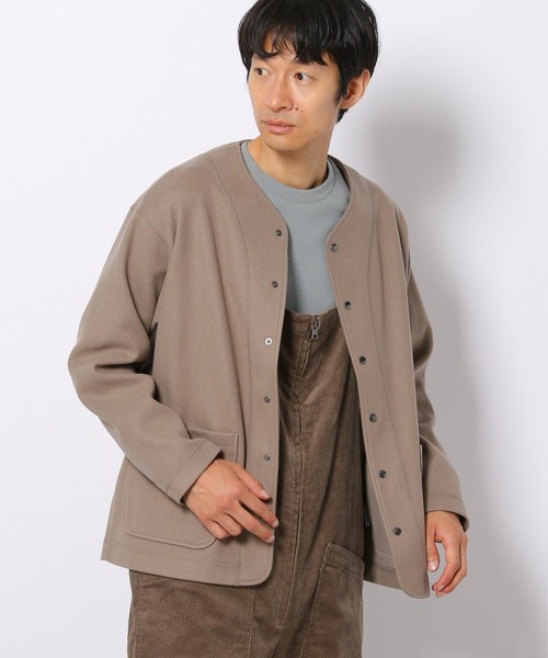 LAKOLE(ラコレ)の「ウーリーテックカーデジャケット / 953108(カーディガン/ボレロ・メンズ・チャコールグレー/グリーン/モカ・MEDIUM/X-LARGE/LARGE)」の14枚目の写真