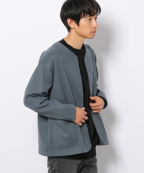 LAKOLE(ラコレ)の「ウーリーテックカーデジャケット / 953108(カーディガン/ボレロ・メンズ・チャコールグレー/グリーン/モカ・MEDIUM/X-LARGE/LARGE)」の5枚目の写真