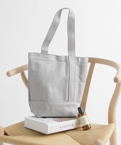 Hawk Company（ホークカンパニー）の「【Hawk Company】ワンショルダーキャンバストートバッグ/4068（トートバッグ・レディース・ベージュ/ブラック/グレー/グレー系その他2/アイボリー系1/アイボリー系2・FREE）」の3枚目の写真