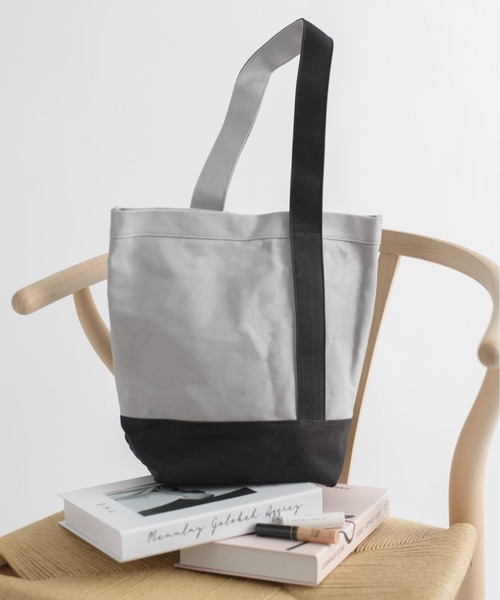 Hawk Company（ホークカンパニー）の「【Hawk Company】ワンショルダーキャンバストートバッグ/4068（トートバッグ・レディース・ベージュ/ブラック/グレー/グレー系その他2/アイボリー系1/アイボリー系2・FREE）」の4枚目の写真