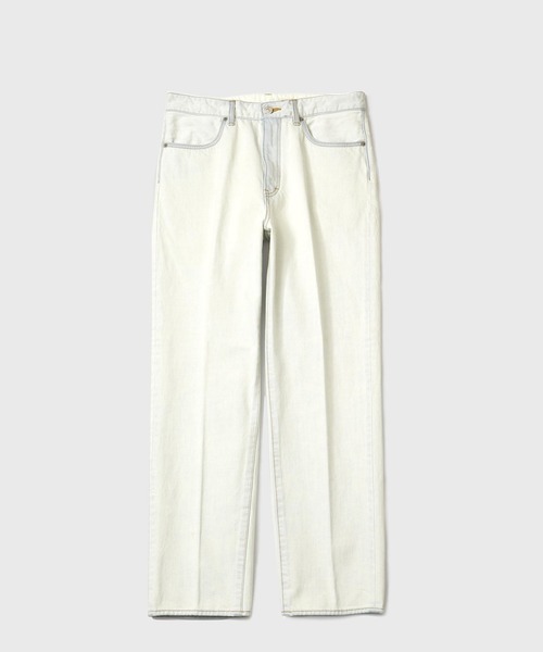 soe（ソーイ）の「【soe】BLEACHED 5POCKET SLACKS（スラックス）」 - WEAR