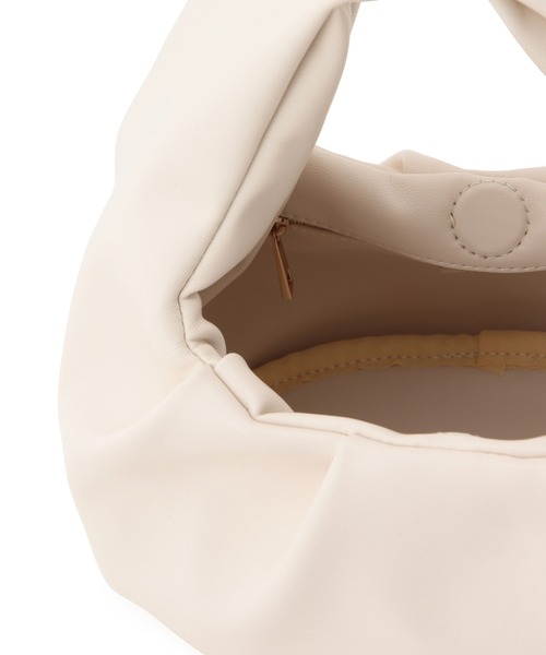 MADEMOISELLE ROPE'(マドモアゼル ロペ)の「ソフトワンハンドルミニバッグ(ハンドバッグ・レディース・オフホワイト/ダークブラウン/ピンク系その他・FREE)」の15枚目の写真
