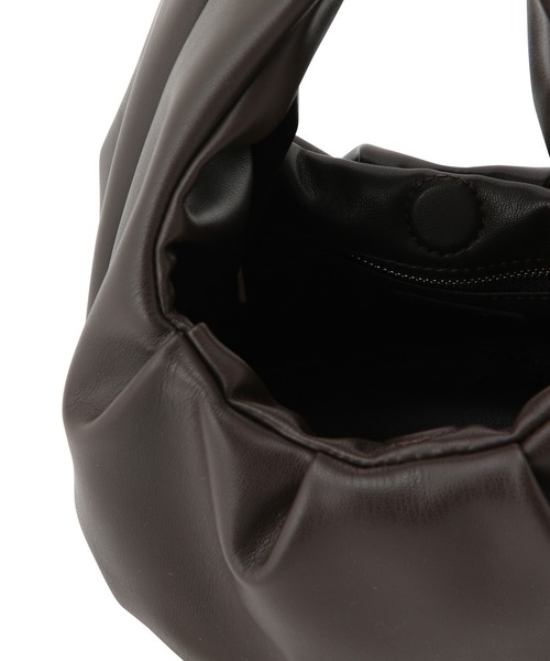 MADEMOISELLE ROPE'(マドモアゼル ロペ)の「ソフトワンハンドルミニバッグ(ハンドバッグ・レディース・オフホワイト/ダークブラウン/ピンク系その他・FREE)」の7枚目の写真