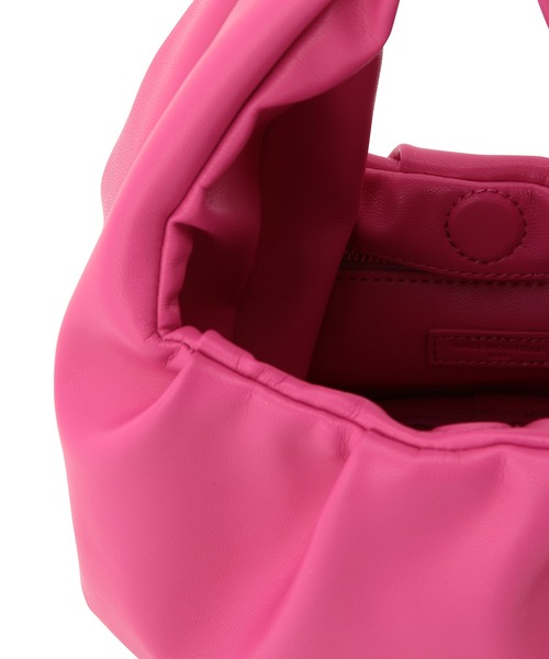 MADEMOISELLE ROPE'(マドモアゼル ロペ)の「ソフトワンハンドルミニバッグ(ハンドバッグ・レディース・オフホワイト/ダークブラウン/ピンク系その他・FREE)」の5枚目の写真