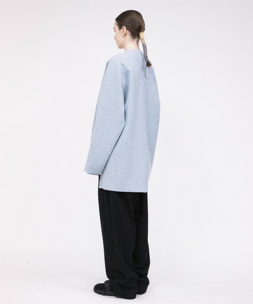 VOAAOV（ヴォアーブ）の「【VOAAOV】 wool ring jersey cardigan