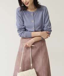 NATURAL BEAUTY BASIC | ハトメリングニット　カーデ(カーディガン/ボレロ)