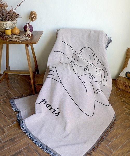 北欧アートファブリックブランケット（ブランケット）｜Made in I