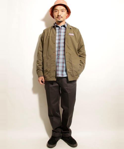 ROTAR(ローター)の「Signal Coach Jacket ワッペン ナイロン コーチジャケット(ナイロンジャケット・メンズ・カーキ・LARGE/X-LARGE/MEDIUM)」の8枚目の写真