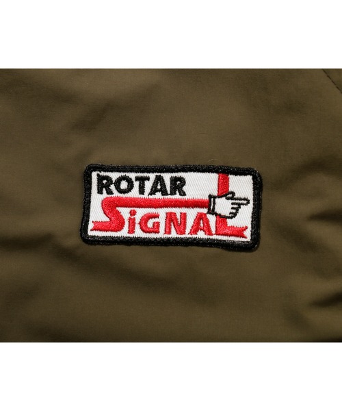 ROTAR(ローター)の「Signal Coach Jacket ワッペン ナイロン コーチジャケット(ナイロンジャケット・メンズ・カーキ・LARGE/X-LARGE/MEDIUM)」の11枚目の写真