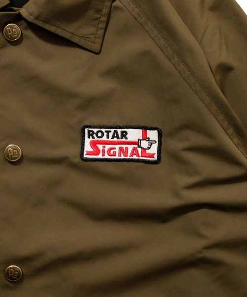ROTAR(ローター)の「Signal Coach Jacket ワッペン ナイロン コーチジャケット(ナイロンジャケット・メンズ・カーキ・LARGE/X-LARGE/MEDIUM)」の14枚目の写真