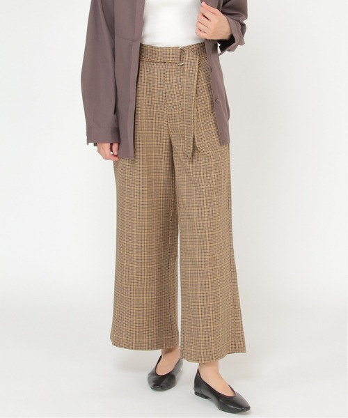 ikka(イッカ)の「RENU ウーリッシュサーモリボンパンツ(その他パンツ・レディース・ブラック/ベージュ/キャメル/ブラウン・M/L)」の3枚目の写真