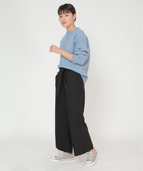 ikka(イッカ)の「RENU ウーリッシュサーモリボンパンツ(その他パンツ・レディース・ブラック/ベージュ/キャメル/ブラウン・M/L)」の15枚目の写真