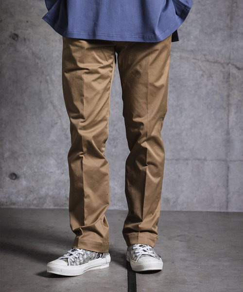 NIDO(ニド)の「スケーターツイルパンツ(チノパンツ・メンズ・チャコールグレー/ブラック/ベージュ/グリーン・M/L)」の4枚目の写真