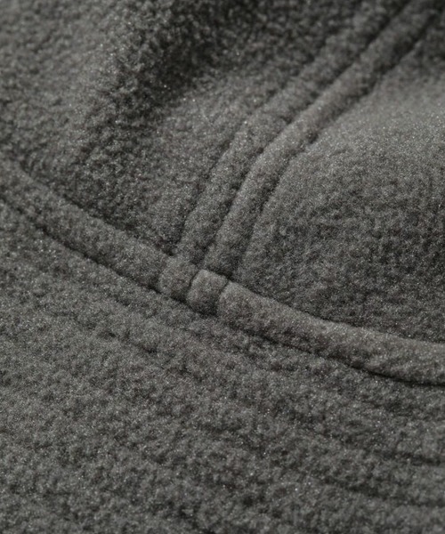 WILD THINGS(ワイルドシングス)の「WILDTHINGS / ワイルドシングス POLARTEC WIND METRO HAT ワンポイント フリース ハット 保温 軽量 サイズ調節(ハット・メンズ・ブラック/グレー/ダークオリーブ・FREE)」の5枚目の写真