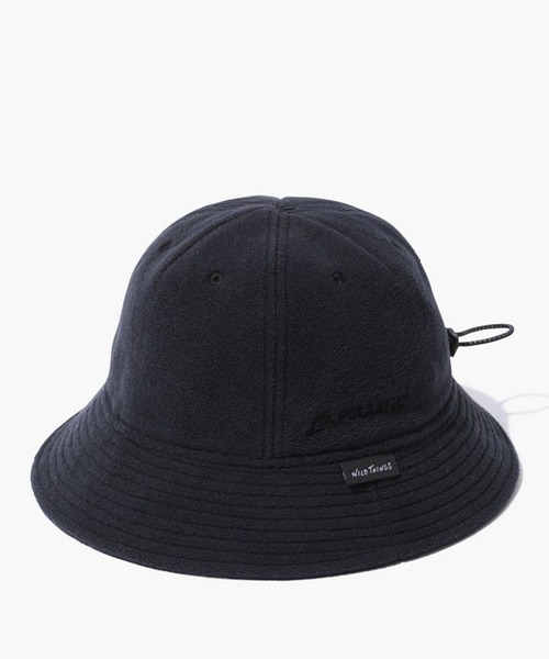 WILD THINGS(ワイルドシングス)の「WILDTHINGS / ワイルドシングス POLARTEC WIND METRO HAT ワンポイント フリース ハット 保温 軽量 サイズ調節(ハット・メンズ・ブラック/グレー/ダークオリーブ・FREE)」の8枚目の写真