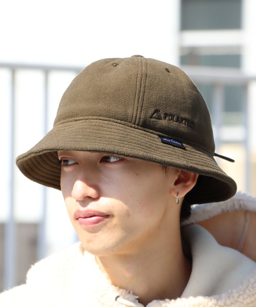 WILD THINGS(ワイルドシングス)の「WILDTHINGS / ワイルドシングス POLARTEC WIND METRO HAT ワンポイント フリース ハット 保温 軽量 サイズ調節(ハット・メンズ・ブラック/グレー/ダークオリーブ・FREE)」の13枚目の写真
