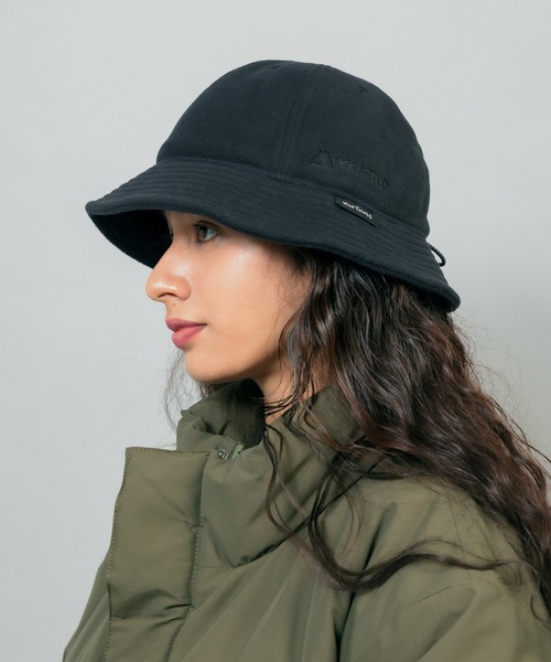 WILD THINGS(ワイルドシングス)の「WILDTHINGS / ワイルドシングス POLARTEC WIND METRO HAT ワンポイント フリース ハット 保温 軽量 サイズ調節(ハット・メンズ・ブラック/グレー/ダークオリーブ・FREE)」の17枚目の写真