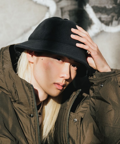 WILD THINGS(ワイルドシングス)の「WILDTHINGS / ワイルドシングス POLARTEC WIND METRO HAT ワンポイント フリース ハット 保温 軽量 サイズ調節(ハット・メンズ・ブラック/グレー/ダークオリーブ・FREE)」の16枚目の写真