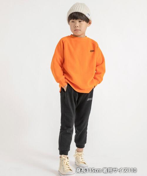 coen(コーエン)の「【coen キッズ】FreeSpeech(フリースピーチ)別注フリースクルーネックスウェット(スウェット・キッズ・ブラック/オフホワイト/オリーブ/オレンジ・100/110/130/120)」の11枚目の写真