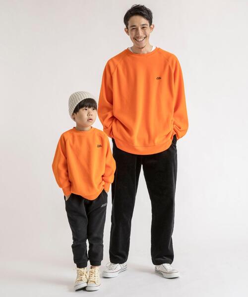 coen(コーエン)の「【coen キッズ】FreeSpeech(フリースピーチ)別注フリースクルーネックスウェット(スウェット・キッズ・ブラック/オフホワイト/オリーブ/オレンジ・100/110/130/120)」の12枚目の写真