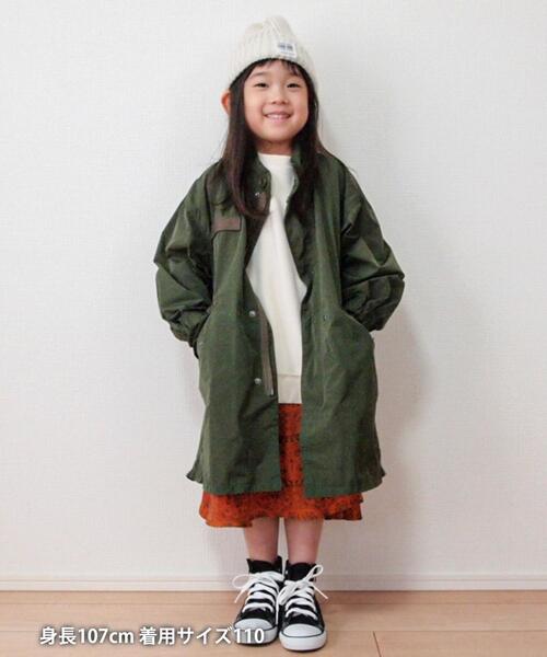 coen(コーエン)の「【coen キッズ】FreeSpeech(フリースピーチ)別注フリースクルーネックスウェット(スウェット・キッズ・ブラック/オフホワイト/オリーブ/オレンジ・100/110/130/120)」の14枚目の写真