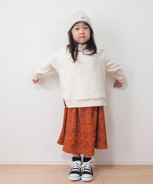 coen(コーエン)の「【coen キッズ】FreeSpeech(フリースピーチ)別注フリースクルーネックスウェット(スウェット・キッズ・ブラック/オフホワイト/オリーブ/オレンジ・100/110/130/120)」の15枚目の写真