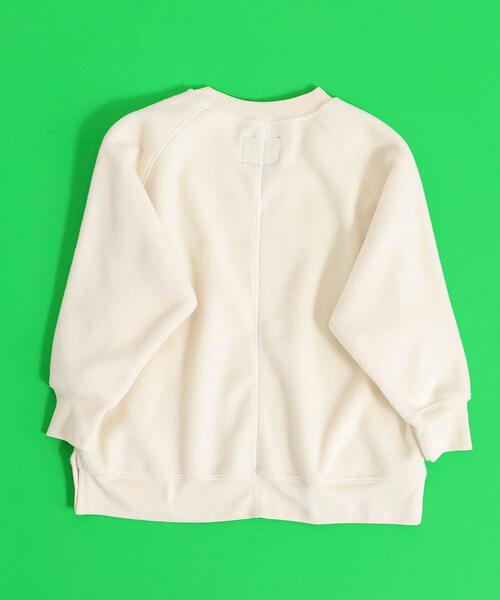 coen(コーエン)の「【coen キッズ】FreeSpeech(フリースピーチ)別注フリースクルーネックスウェット(スウェット・キッズ・ブラック/オフホワイト/オリーブ/オレンジ・100/110/130/120)」の6枚目の写真