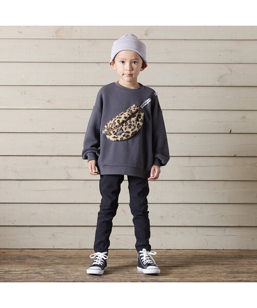 BREEZE（ブリーズ）の「あったかもっとスキニーパンツ 10分丈（その他パンツ・キッズ・ブラック/ベージュ/ネイビー/カーキ/キャメル/グレー/ワインレッド・90/100/110/120/130/140/150）」の21枚目の写真