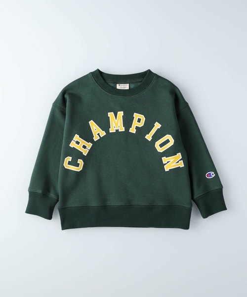 Champion（チャンピオン）の「【Champion】アーチロゴプルオーバー（スウェット・キッズ・グリーン/ホワイト/ベージュ/ブラック・130/120/140/105）」の10枚目の写真