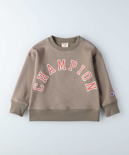 Champion（チャンピオン）の「【Champion】アーチロゴプルオーバー（スウェット・キッズ・グリーン/ホワイト/ベージュ/ブラック・130/120/140/105）」の12枚目の写真