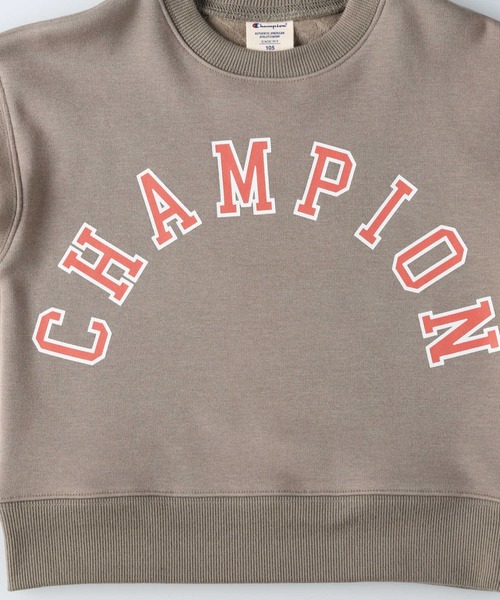 Champion（チャンピオン）の「【Champion】アーチロゴプルオーバー（スウェット・キッズ・グリーン/ホワイト/ベージュ/ブラック・130/120/140/105）」の11枚目の写真