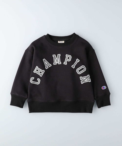 Champion（チャンピオン）の「【Champion】アーチロゴプルオーバー（スウェット・キッズ・グリーン/ホワイト/ベージュ/ブラック・130/120/140/105）」の14枚目の写真