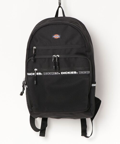 Dickies（ディッキーズ）の「Dickies/ディッキーズ ロゴテープ バックパック DK LOGO TAPE BACKPACK（バックパック/リュック・メンズ・ブラック/ベージュ/ネイビー・ONE SIZE）」の3枚目の写真