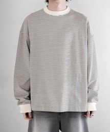 【RUUBON】rustic long sleeve Tee / ラスティック ロングスリーブTシャツ / ロンT