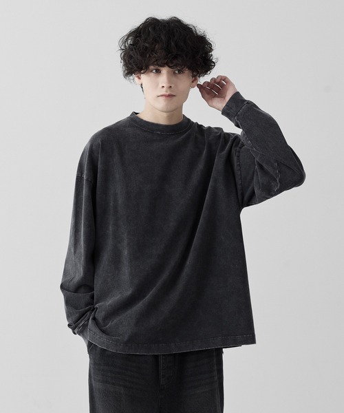 RUUBON】rustic long sleeve Tee / ラスティック ロングスリーブT