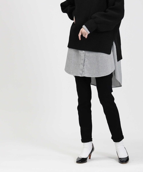 SOMETHING(サムシング)の「【SOMETHING】「ANN」スキニーデニムパンツ(デニムパンツ・レディース・ブラック・26inch/25inch/27inch/29inch/28inch)」の12枚目の写真