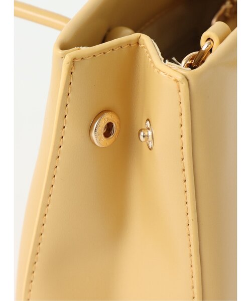 RAY CASSIN（レイカズン）の「コンパクトハンドバッグ（ショルダーバッグ・レディース・ブラック/イエロー/キナリ・FREE）」の12枚目の写真