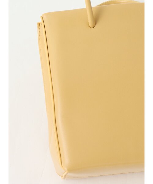 RAY CASSIN（レイカズン）の「コンパクトハンドバッグ（ショルダーバッグ・レディース・ブラック/イエロー/キナリ・FREE）」の13枚目の写真