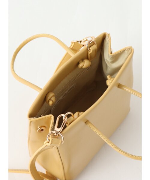 RAY CASSIN（レイカズン）の「コンパクトハンドバッグ（ショルダーバッグ・レディース・ブラック/イエロー/キナリ・FREE）」の17枚目の写真