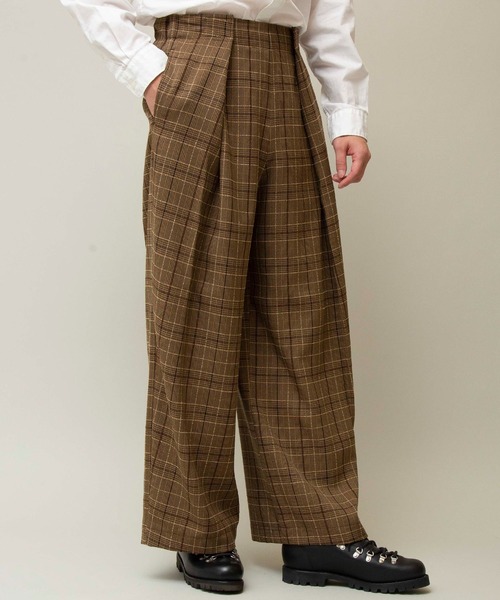 Johnbull（ジョンブル）の「【WAISTRICK BY JOHNBULL】フロントテープパンツ（その他パンツ・レディース・ベージュ/ブラウン・SMALL/MEDIUM/LARGE）」の4枚目の写真